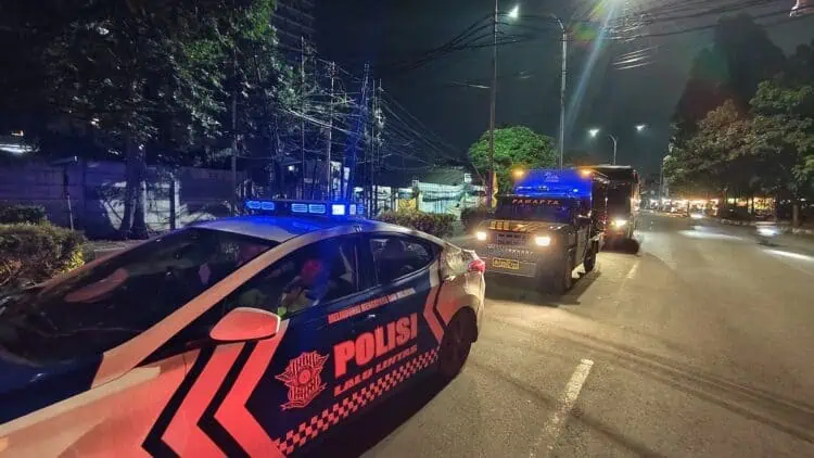 Patroli Skala Besar Polres Metro Tangerang Kota Dukung Program “Jaga Jakarta”
