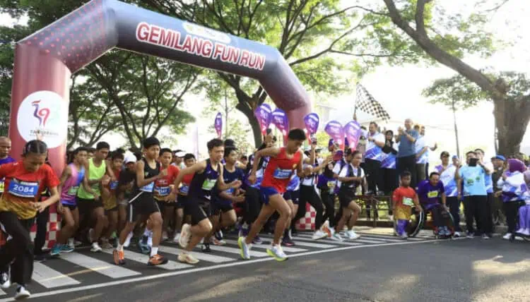 Ribuan Warga Meriahkan Gemilang Fun Run, Sambut Haornas dan HUT Kabupaten Tangerang ke-393