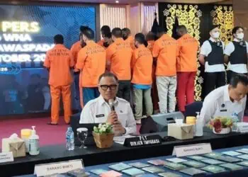 Imigrasi Jaring 196 WNA Dari 33 Negara, Nigeria Terbanyak