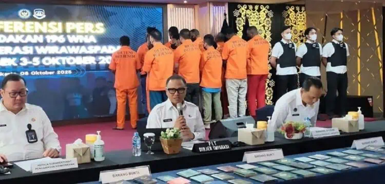 Imigrasi Jaring 196 WNA Dari 33 Negara, Nigeria Terbanyak