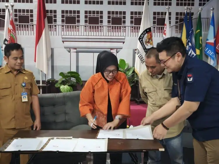 KPU Lebak Kerja Sama dengan Lembaga Pendidikan