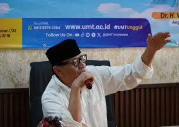 Wahidin Halim Sapa Mahasiswa UMT dalam Sosialisasi Empat Pilar Kebangsaan MPR RI