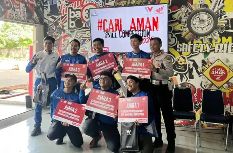 Wahana Gelar Safety Riding Skill Cari Aman Competition 2025
