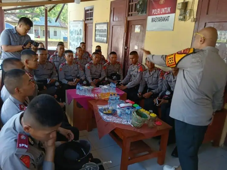 Beri Pembekalan Kepada 52 Calon Bintara, Kapolres Serang Sampaikan Tiga Pesan Penting