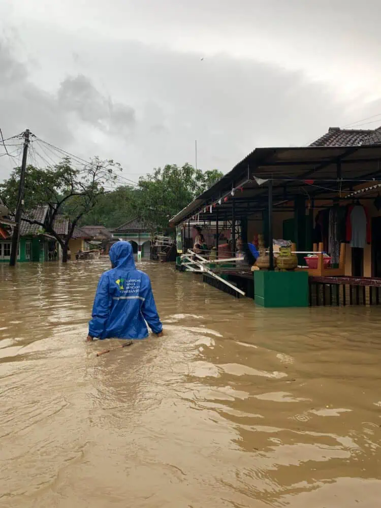 Intensitas Hujan Tinggi, Ratusan Rumah di Kecamatan Angsana Pandeglang Terendam Banjir