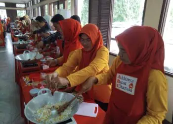 Kader PKK, DWP dan OPD di Pandeglang Ikuti Pelatihan Teknik Memasak yang Baik dan Benar