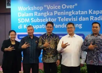 Hadiri Workshop Voice Over, Iing Klaim Potensi Pelaku Ekonomi Kreatif di Pandeglang Banyak