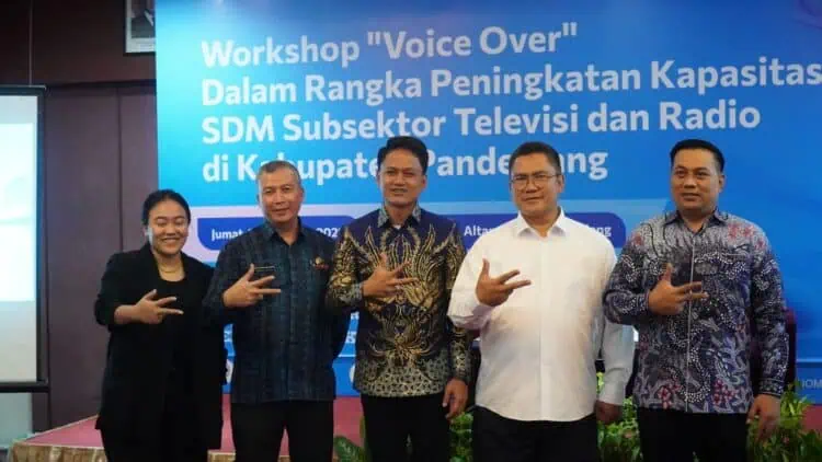 Hadiri Workshop Voice Over, Iing Klaim Potensi Pelaku Ekonomi Kreatif di Pandeglang Banyak