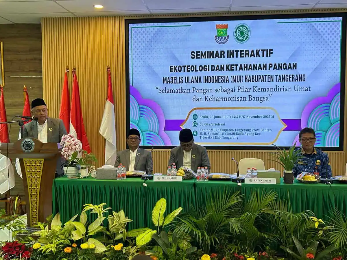 MUI Kabupaten Tangerang Gelar Seminar Ekoteologi dan Ketahanan Pangan