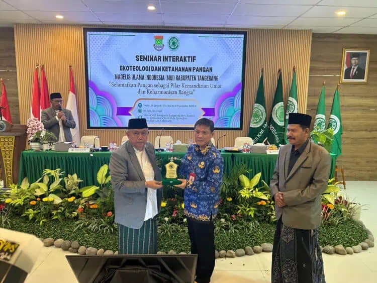 Dihadapan Ulama, Kepala DPKP Kabupaten Tangerang Paparkan Tantangan dan Arah Kebijakan Pertanian