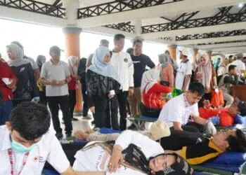 CKG, Donor Darah Hingga Pasar Tani, Meriahkan HKN dan HUT Korpri di Pandeglang