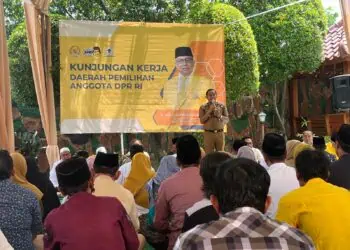Dihadapan Anggota DPR, Camat Sepatan Aan Ansori Ungkap Persoalan Stunting, RTLH dan Sampah