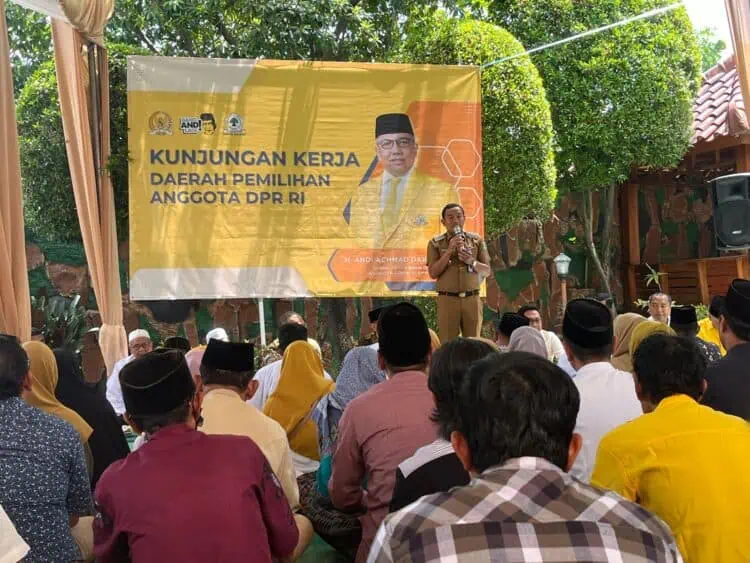 Dihadapan Anggota DPR, Camat Sepatan Aan Ansori Ungkap Persoalan Stunting, RTLH dan Sampah