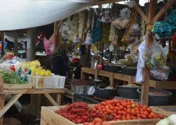 Kondisi Pasar Tradisional di Kabupaten Serang. (ISTIMEWA)