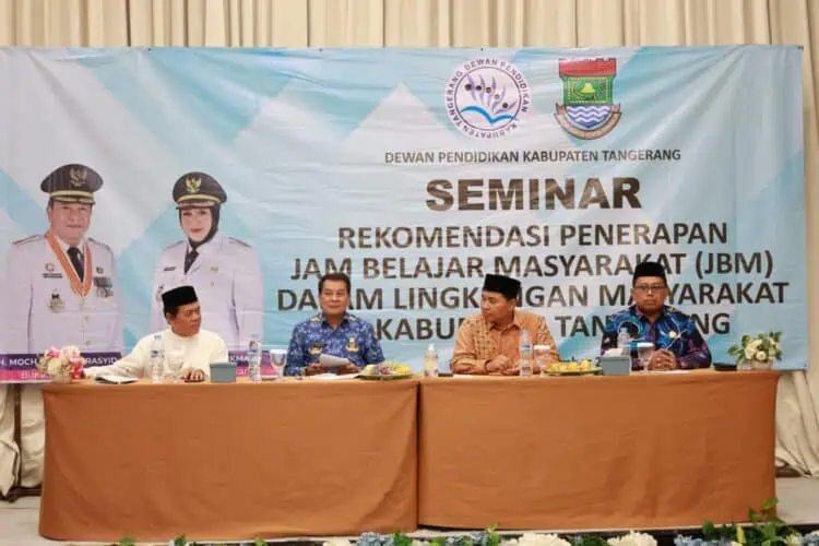Menata Kenyamanan untuk Anak Belajar: Bupati Tangerang Buka Seminar Rekomendasi Penerapan JBM