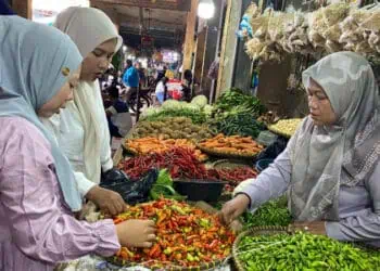Harga Cabai dan Sayuran di Pasar Rangkasbitung Melonjak, Omzet Pedagang Turun hingga 60 Persen
