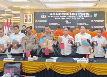 Polres Tangsel Ungkap 13 Perkara Narkoba, Tangkap 18 Tersangka