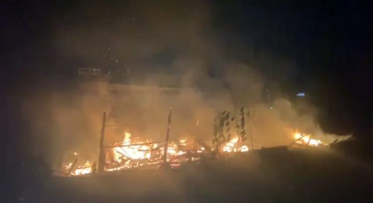 Kebakaran Hebat Hanguskan Ponpes di Lebak