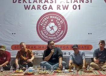 Warga RW 01 Cipadu Bentuk Aliansi, Wakil Ketua DPRD Kota Tangerang Sebut Permudah Program Pemerintah