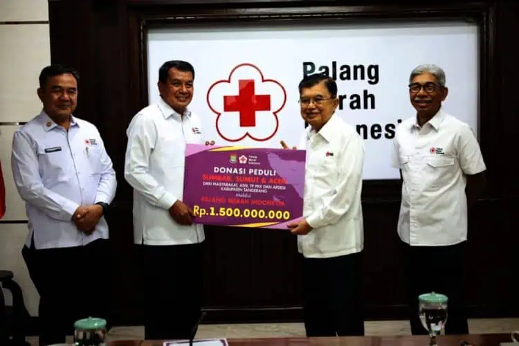 Dalam Sepekan, Pemkab Tangerang Kumpulkan Donasi Rp1,5 M