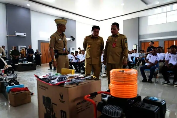 Disnaker Buka Pelatihan Kerja Bidang Otomotif dan AC di Kosambi