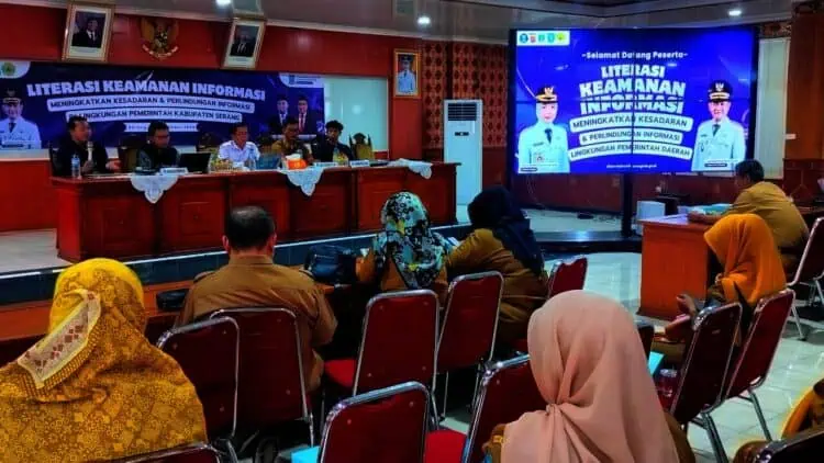 Diskominfo Kabupaten Serang Perkuat Sistem Keamanan Informasi Lewat Sosialisasi Literasi
