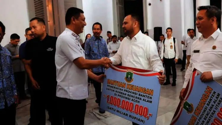 Pemprov Banten Donasikan Bantuan Dana Kemanusiaan Rp3 Miliar Untuk Aceh, Sumbar dan Sumut