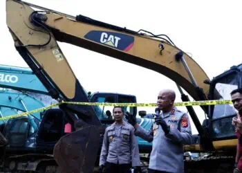 Delapan Pelaku Tambang Ilegal Diamankan di Mapolda Banten
