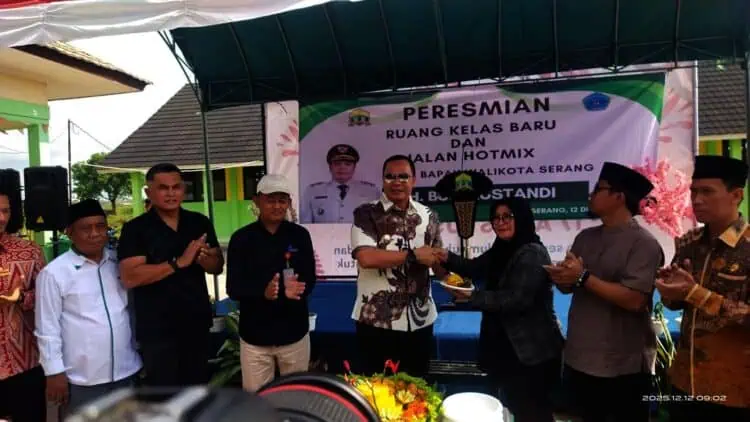 Walikota Budi Resmikan RKB di SDN BIP, Hasil CSR