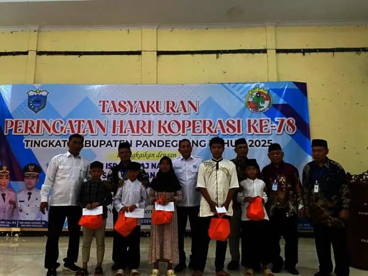 Refleksi Hari Koperasi ke-78 di Pandeglang, Himpun Donasi dan Santuni Yatim Piatu