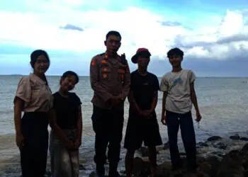 Libur Nataru, Polsek Kronjo Siaga Amankan Wisata Pulau Cangkir dan Antisipasi Banjir