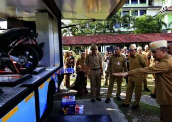 Tekan Angka Pengangguran, Pemkab Tangerang Luncurkan Mobil Training Servis Motor