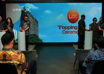 Lippoland Gelar Topping of Apartemen URBN X di Lippo Village