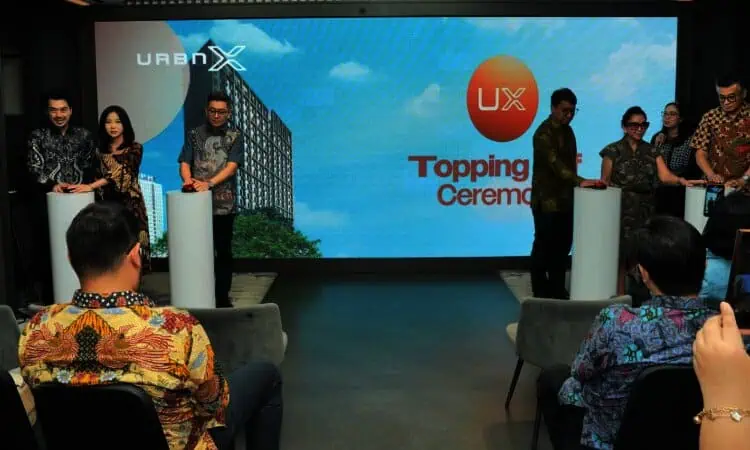 Lippoland Gelar Topping of Apartemen URBN X di Lippo Village