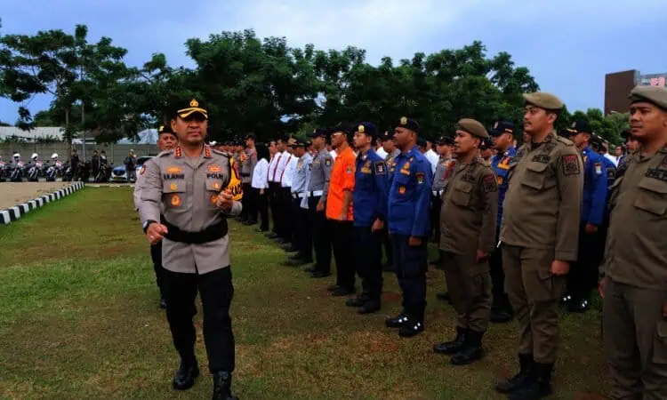 Jelang Nataru 2026, Polres Metro Tangerang Kota Siagakan 419 Personel Gabungan