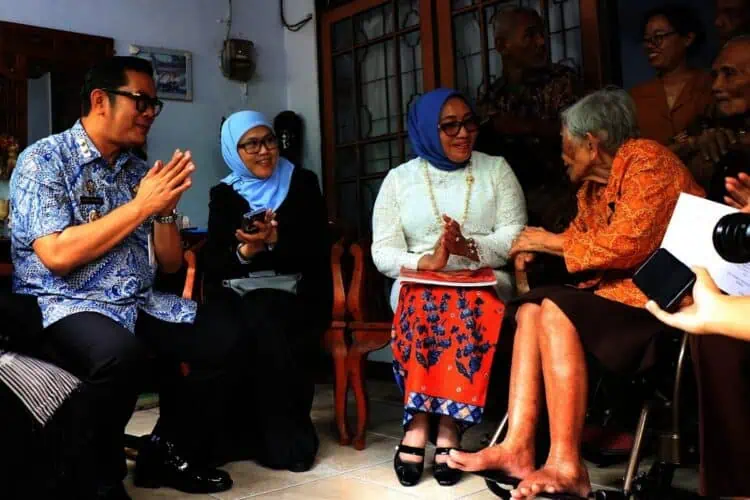 Menteri PPPA Kunjungi Pejuang 45 di Tangerang, Ingatkan Pentingnya Persatuan Bangsa