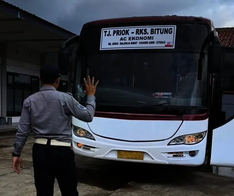Terminal Mandala Lebak Intensifkan Pemeriksaan Kendaraan Jelang Nataru