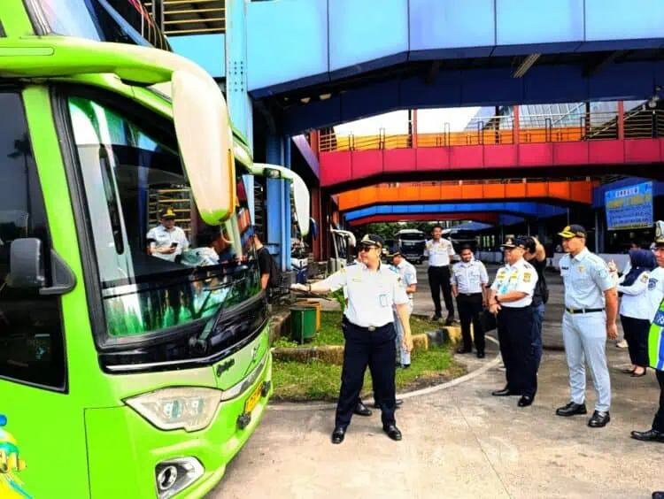 Dishub Tangsel Gelar Ramp Check, 39 Bus Belum Laik Operasi