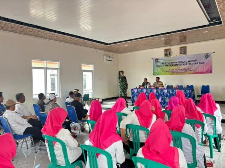 Koramil Panongan Bentengi Warga dari Narkoba