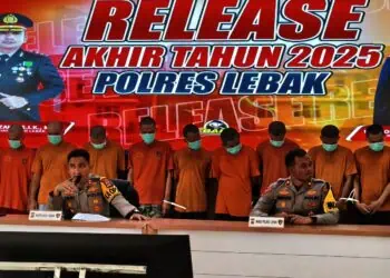 Polres Lebak Ungkap 60 Kasus Narkoba, Laka Lantas Turun 4,5 Persen Sepanjang 2025