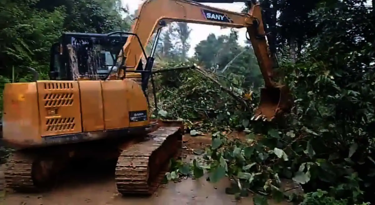 Tebing 50 Meter di Lebak Longsor, Nyaris Timbun Warga