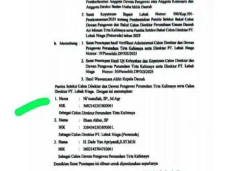 Mantan Ketua KPU Lebak Ditetapkan Jadi Direktur PDAM Tirta Kalimaya