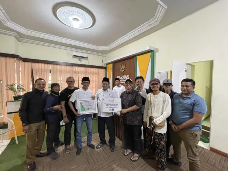 Lintas Komunitas Kota Tangerang Salurkan Rp124 Juta untuk Korban Bencana Sumatera