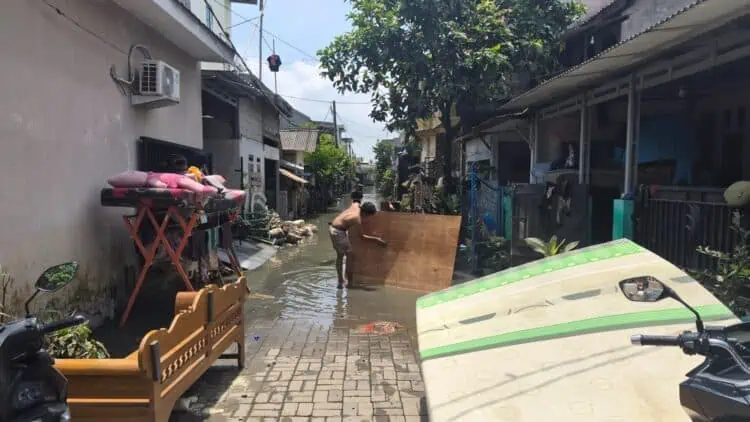 Banjir di Taman Cikande Mulai Surut, Korban Butuh Bantuan Tenaga