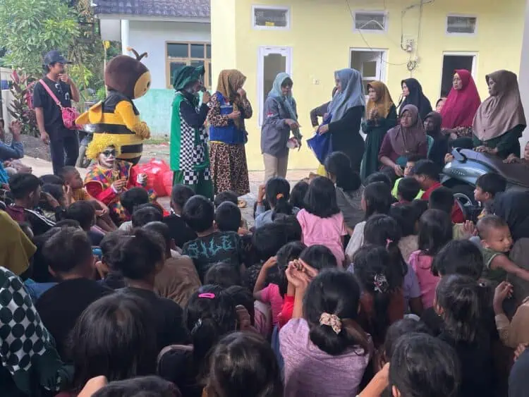 Komunitas Banten Ceria Tumbuhkan Kegembiraan Anak-anak Terdampak Longsor Padarincang