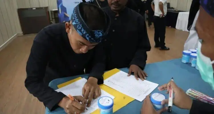 Cegah Narkoba, Rutan Jambe Tes Urine Ratusan Napi