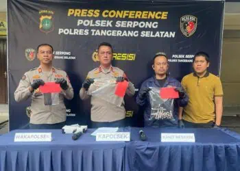 Polisi Tangkap Suporter Bola Bersenjata Tajam di Serpong