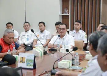 Kegiatan Rakor Identifikasi dan Penanganan Banjir di Kota dan Kabupaten Serang, Rabu (14/1/2026). (ISTIMEWA)