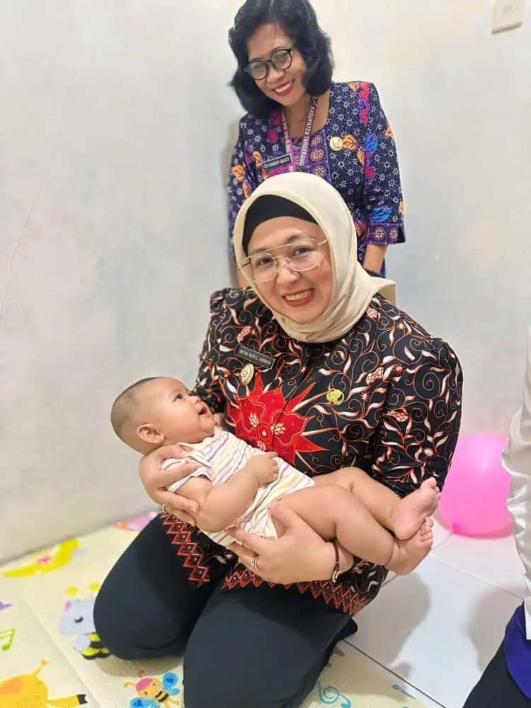 Wabup Intan Pantau Gerebek Posyandu Jambe, Fokus Kesehatan Ibu dan Anak