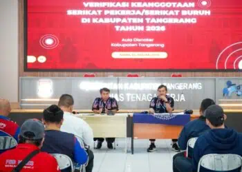 Disnaker Kabupaten Tangerang Verifikasi Keanggotaan SP/SB